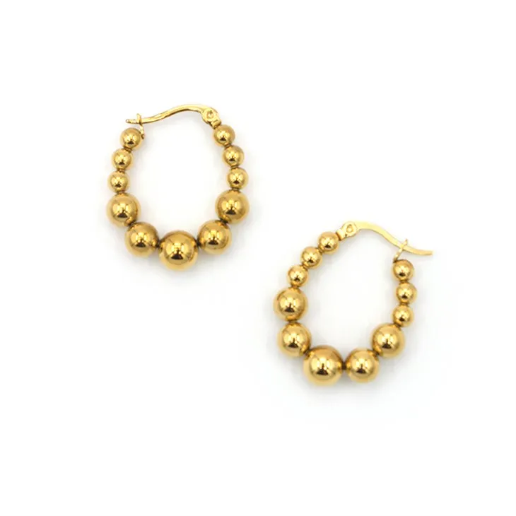 Anting Gelung Vermeil Emas