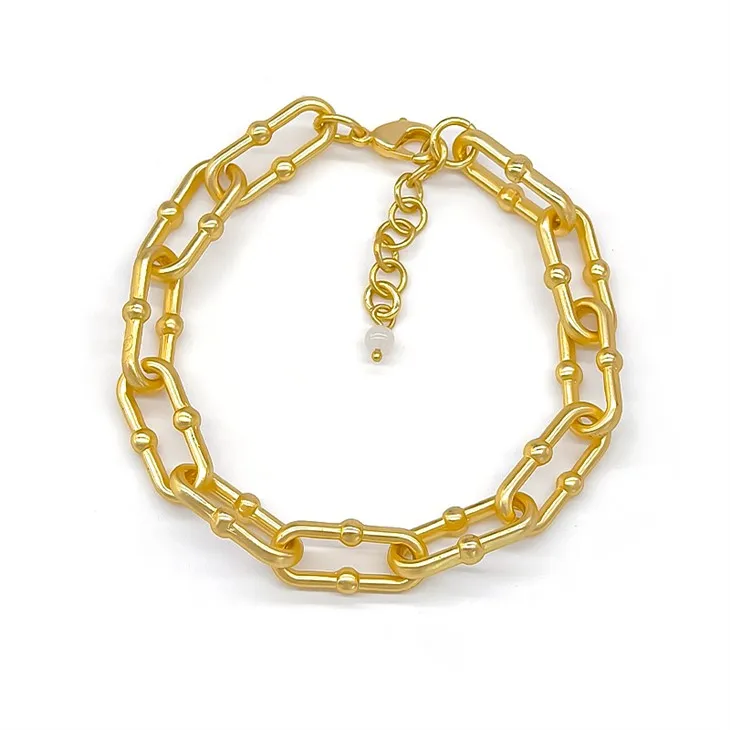 Gelang Klip Kertas Emas