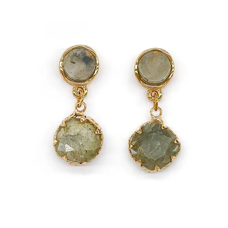 Anting Jatuh Hijau Marmar